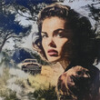 a screen print composite of a beautiful woman in a movie poster or book cover for a mystery