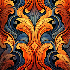 Poster - This picture can be interpreted in many ways, depending on the audience. Some people may see waves in the sea, some may see flames or some may see abstract patterns.
