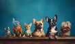 national pet day copy space background design