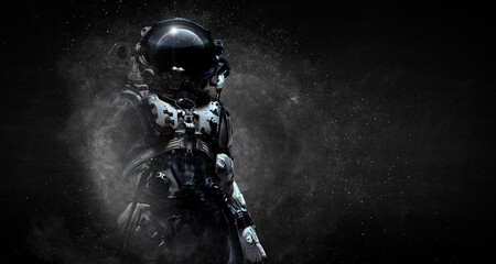 Wall Mural - astronaut and space exploration theme.