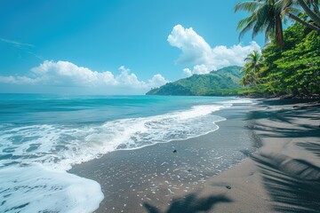 beautiful tropical turquoise ocean beach professional photography