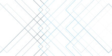 Abstract Gray And Blue Blueprint Background Architecture And Technology Bright Lines. Geometric Squares With Digital Connection Of Lines. White Transparent Material In Triangle Design