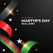 Martyrs Day Malawi Vector Design Template
