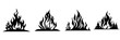 hand drawn illustration of fire 