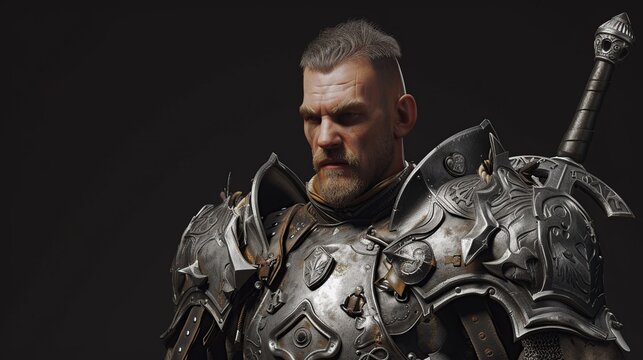 Next-Level Game Avatar: Illustration of the Latest Male Gaming Figure. Crafted by Generative AI