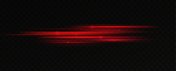 Poster - Horizontal neon lines.Blue speed lines.Motion light effect.Vector. red.Vector illustration of a blue color. Light effect. Abstract laser beams of light. Chaotic neon rays of light .