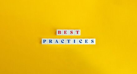 Wall Mural - Best Practices Phrase and Text. Professional Procedure, Standard, Set of Guidelines, Working Method. 