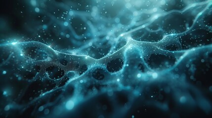 Fototapete - Illustration of an abstract technology network background