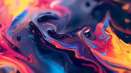 Wall Mural - Psychedelic multicolored background