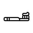 © HacaStudio - toothbrush line icon