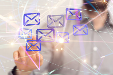 mail communication support contact concept service