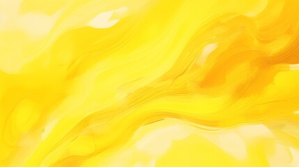 Sticker - Yellow watercolor brush stroke design decoration