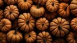 The background of many pumpkins is in Mocha color
