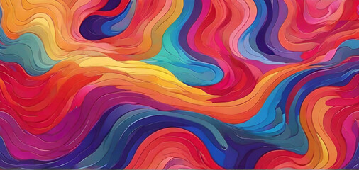 Wall Mural - colored abstract pattern background