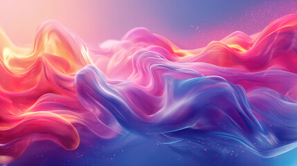 Wall Mural - Generous Colorful flow background