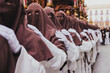 Holy Week Procession with Nazarenes, holy week concept
