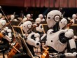 Robots Perform in an Orchestral Concert
