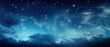 beautiful sky with views of twinkling stars and clouds at night created with Generative AI Technology