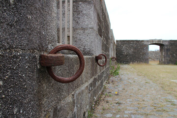 Sticker - medieval castle in brest in brittany in france