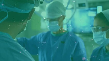Poster - Animation of connections over diverse surgeons