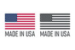 made in the usa labels set, american product icons
