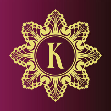 Retro Monogram Seal Logo template design with Classic Seal