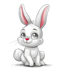 Wall Mural - Easter Rabbit Illustration