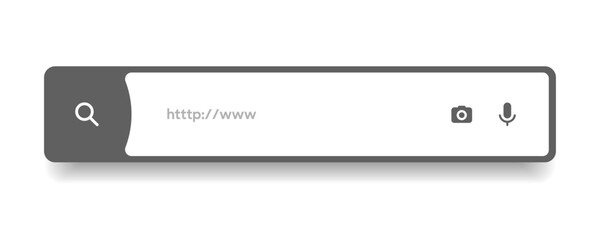 Poster - Search Bar with suggestions for UI UX design and web site. Search Address and navigation bar icon. Collection of search form templates for websites. Search engine web browser window template.
