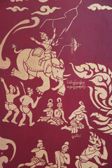 Naklejka na meble buddhist temple (wat chiang man) in chiang mai in thailand