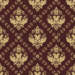 Wall Mural - Orient classic colored pattern. Seamless abstract background with vintage elements. Orient pattern. Ornament for wallpapers and packaging