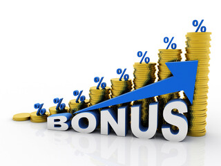 Poster - 3d rendering Stock market online business concept. business Graph with gold coin