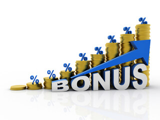 Poster - 3d rendering Stock market online business concept. business Graph with gold coin