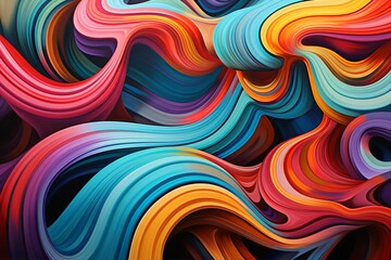 Abstract wallpaper design with colorful swirl pattern