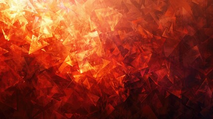 Wall Mural - Fiery red brown burnt orange copper black abstract background. Geometric shape. Color gradient.