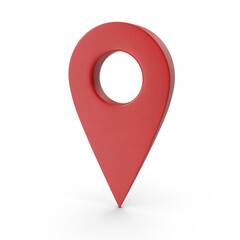 Poster - 3D Rendering Realistic PNG Location map pin GPS pointer markers GPS location symbol, maps and navigation apps, red geolocation markers, placemark icons, cartography, and traveler interest symbols