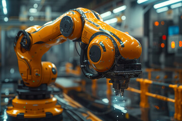 Poster - the transformative impact of robotics on manufacturing and assembly processes, leading to heightened