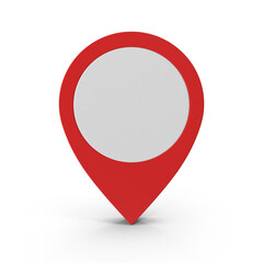 Fototapete - 3D Rendering Realistic PNG Location map pin GPS pointer markers GPS location symbol, maps and navigation apps, red geolocation markers, placemark icons, cartography, and traveler interest symbols