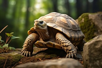 Closeup of a tortoise