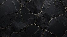 Black Marble With Veins, Marbel Texture With High Resolution, The Luxury Of Polished Limestone Background. Marble With Polygon Design 3D Wallpaper