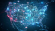 Unleashing the Power of Connectivity: A Visual Symphony of Data Flow Across the United States