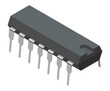 Integrated circuit in isometric view