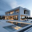 Beautiful modern villa in minimalist style
