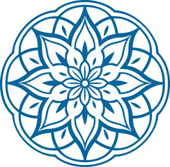 Mandala. Round Ornament Pattern. Henna tattoo mandala. Mehndi style.