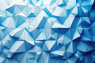 Blue triangles background