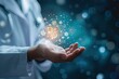© neirfy - Health safety environment, HSE education industry concept, doctor's hand holding health safety environment icons on virtual background