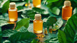 Essence of nature in a bottle, green beauty and wellness concept, herbal aromatherapy and organic health therapy