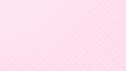 Poster - Pattern of pink diagonal geometric shapes with shadow on pink background. Abstract high resolution full frame simple background with copy space.