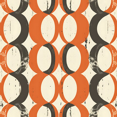 MidCentury Modern Seamless Tile Repeating Pattern