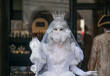 Carnival in Venice. Image of a woman in a carnival costume.