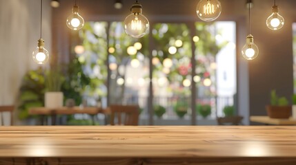 Leinwandbilder - Abstract blur interior design of coffee shop or cafe living room pub and store for background : Generative AI